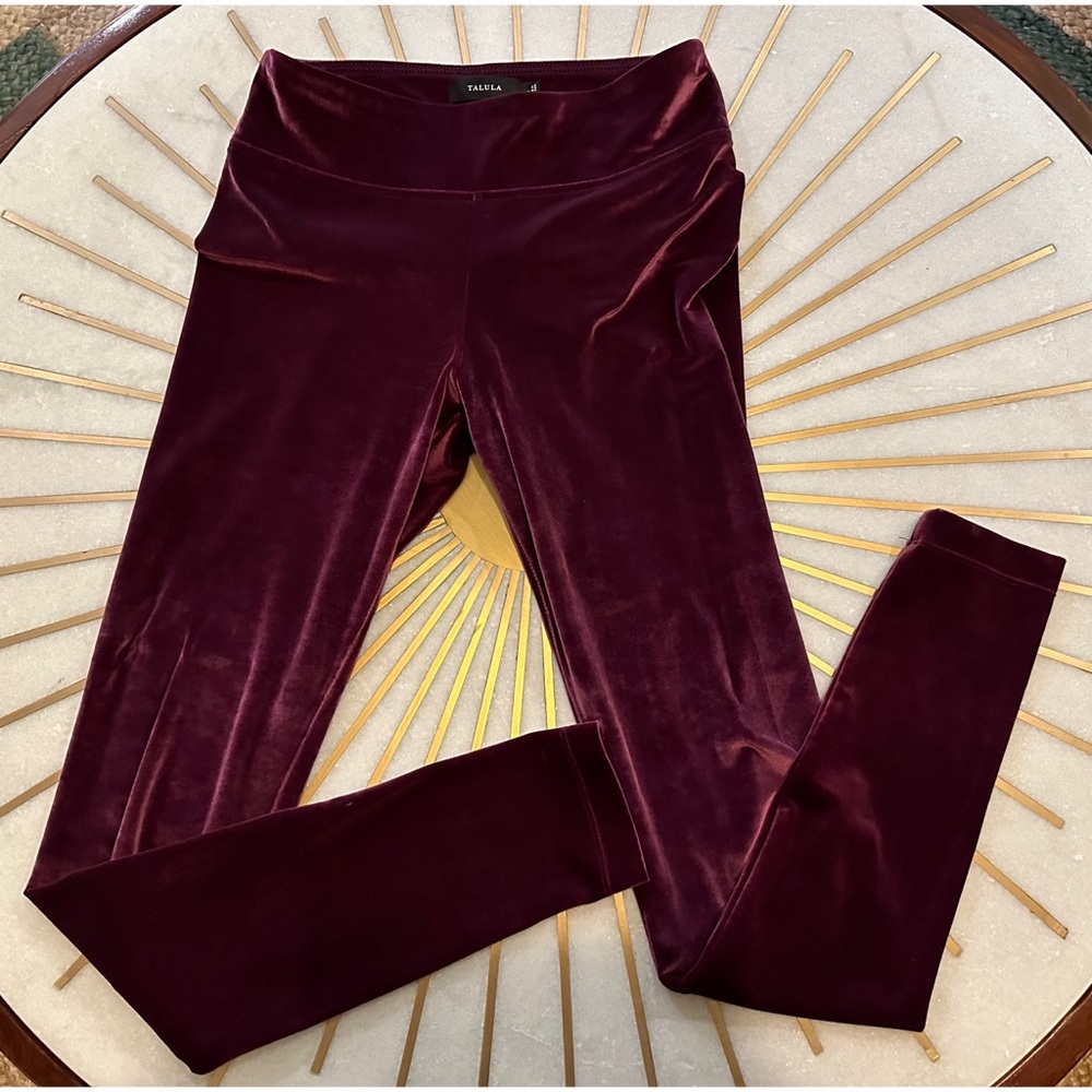 Aritzia Talula Velvet Leggings